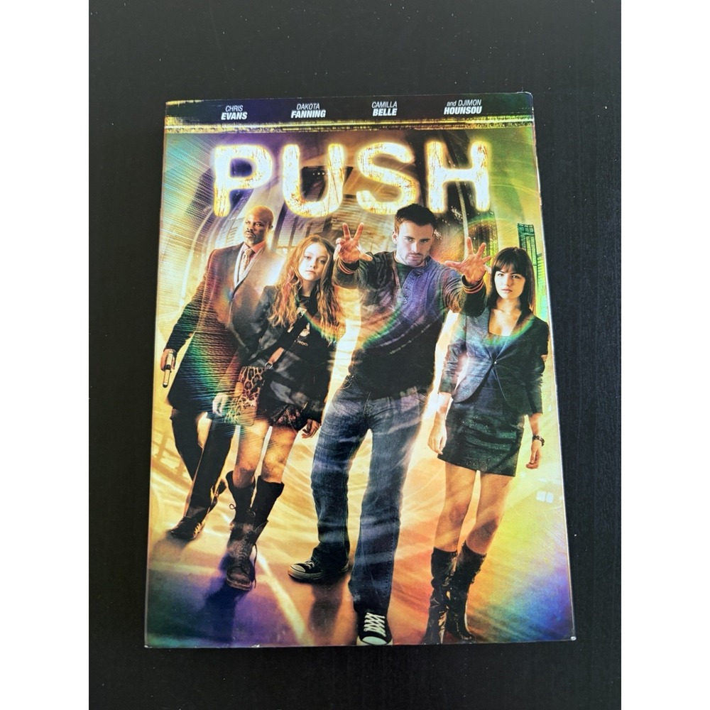 Push DVD With Chris Evans Dakota Fanning Djimon Hounsou Slipcover Edition